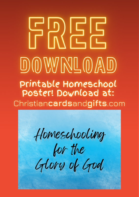 Free Printable Homeschool Poster