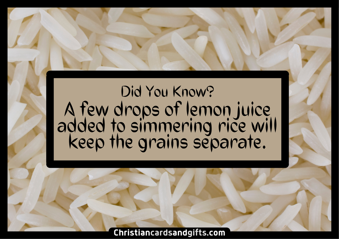 Food Tips - Separate Rice Grains