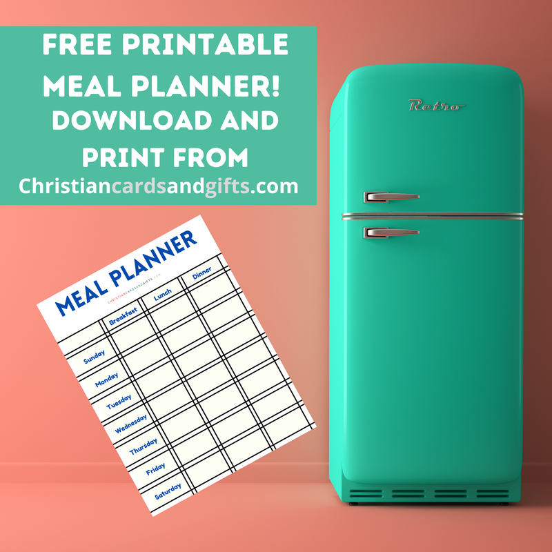 Free Printable Meal Planner Sheet