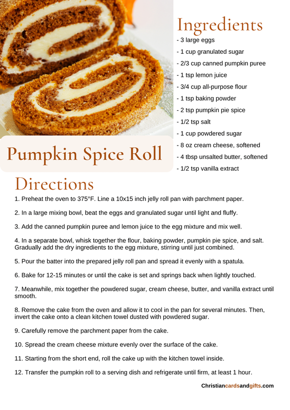 Pumpkin Spice Roll Recipe
