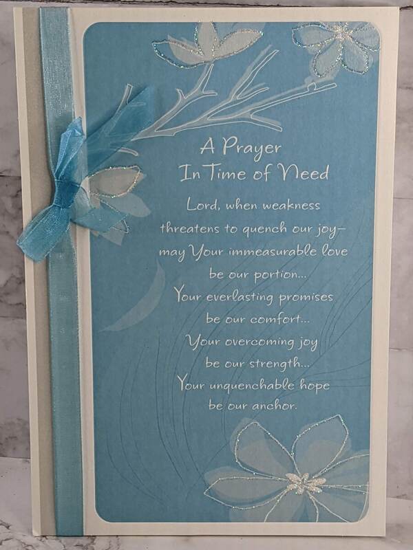 A Prayer in Time of Need Card
