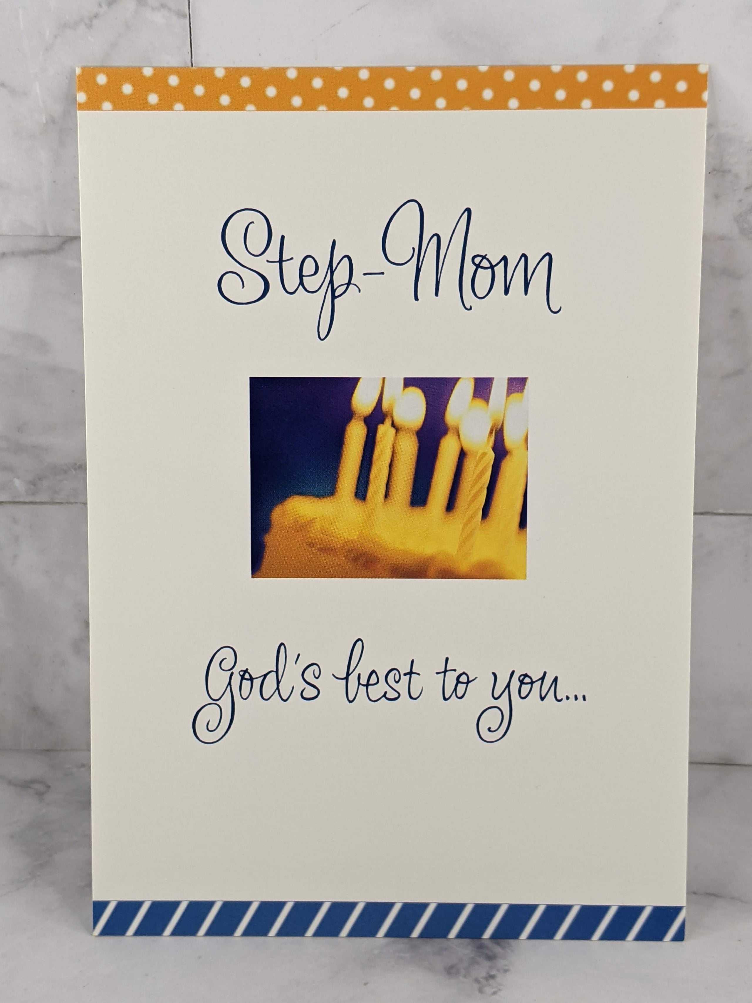 Step-Mom Birthday Card