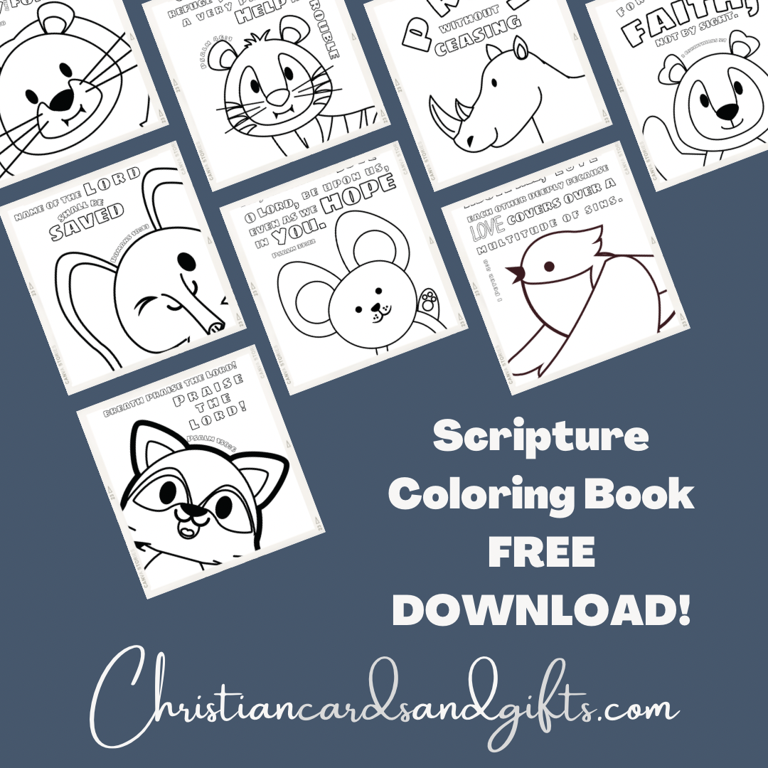 Free Printable Scripture Coloring Book