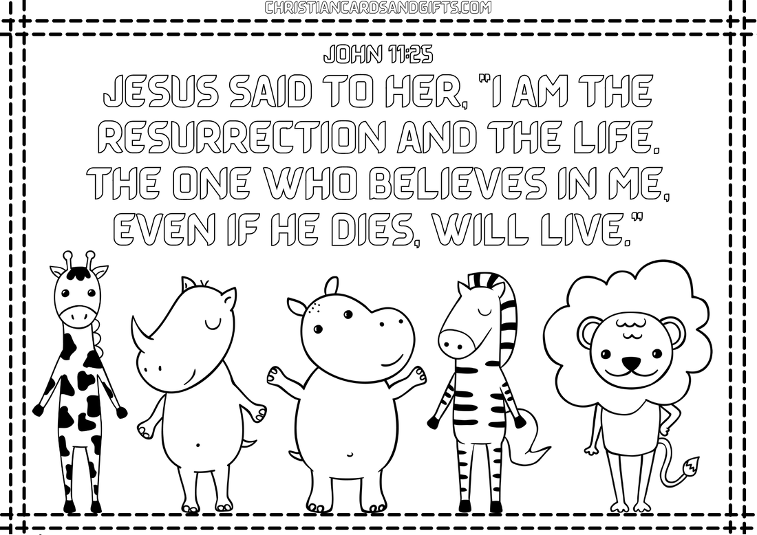 Scripture Coloring Sheets to Print