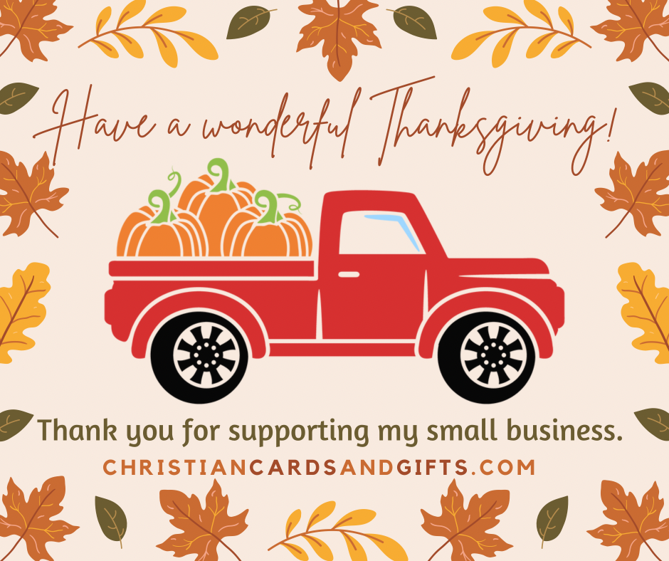 Support small businesses at Thanksgiving!