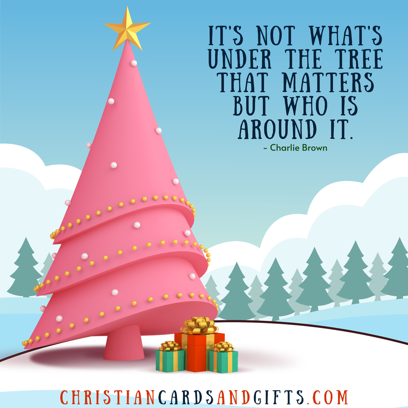 What matters is who is around your tree.